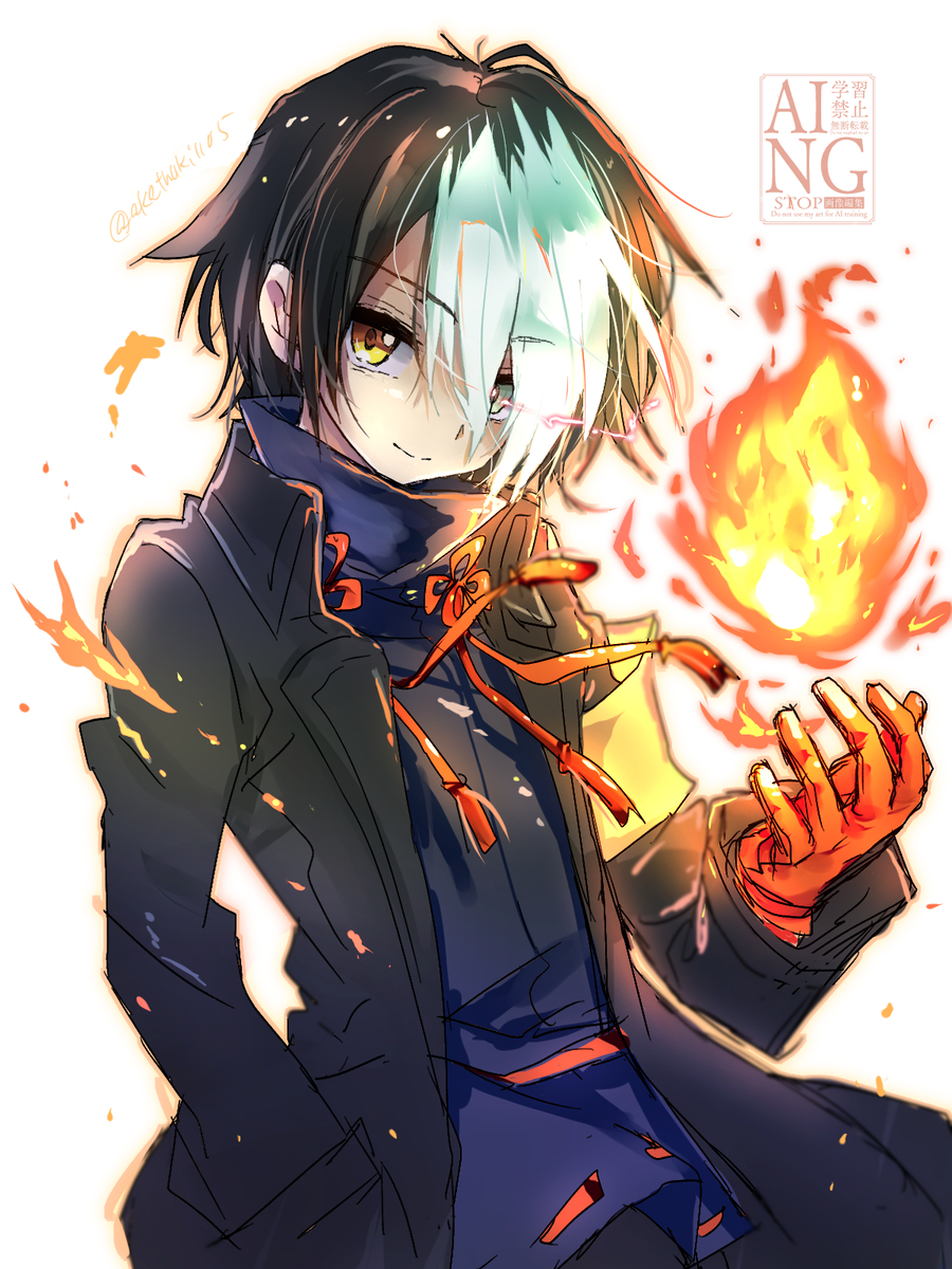 This is a pixiv picture whose title is 俊作.