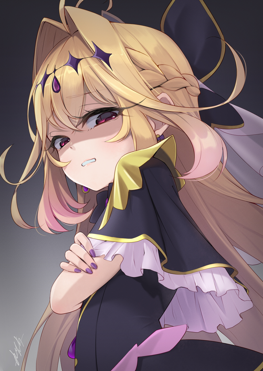 This is a pixiv picture whose title is キュアアルカナ・シャドウ.