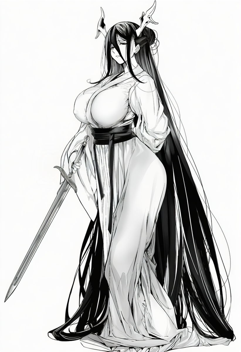 This is a pixiv picture whose title is 魔族入侵！宗门女修变得奇怪？（预告二）.