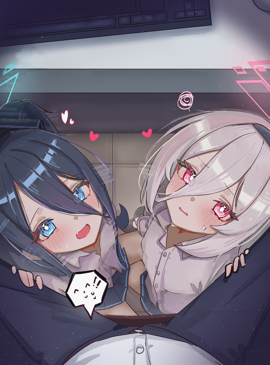 This is a pixiv picture whose title is ブルアカ.