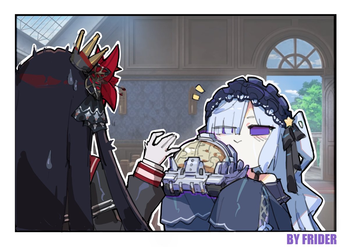 This is a pixiv picture whose title is 安安拿到了不得了的东西.jpg.