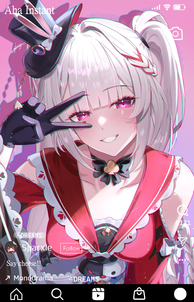 This is a pixiv picture whose title is 火花.