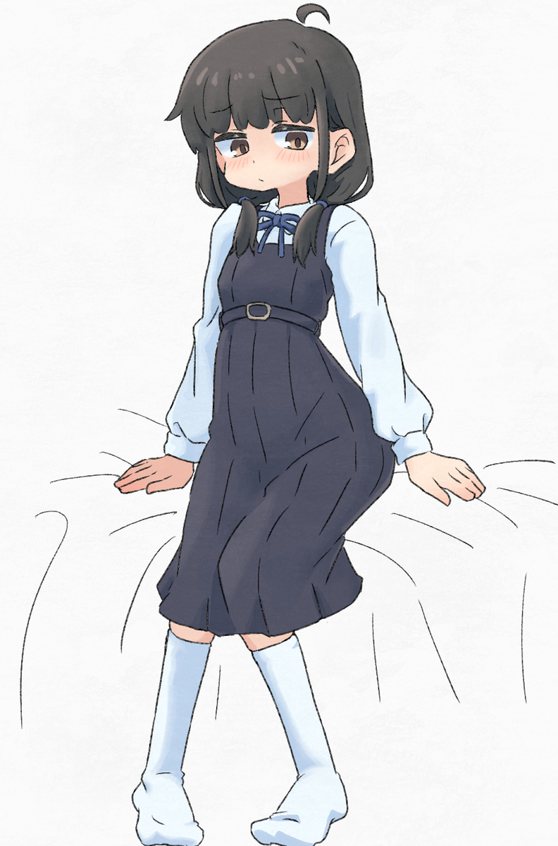 This is a pixiv picture whose title is 学校指定の下着.