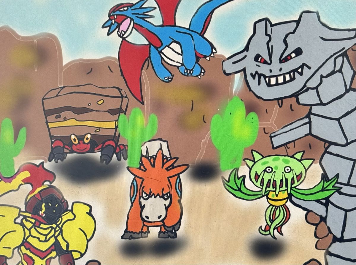 This is a pixiv picture whose title is ホットな荒野🌅🏜️.