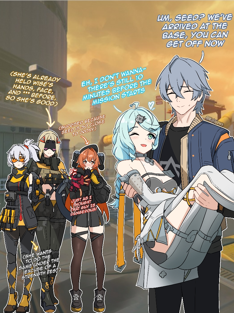 This is a pixiv picture whose title is ZZZ Compilation.