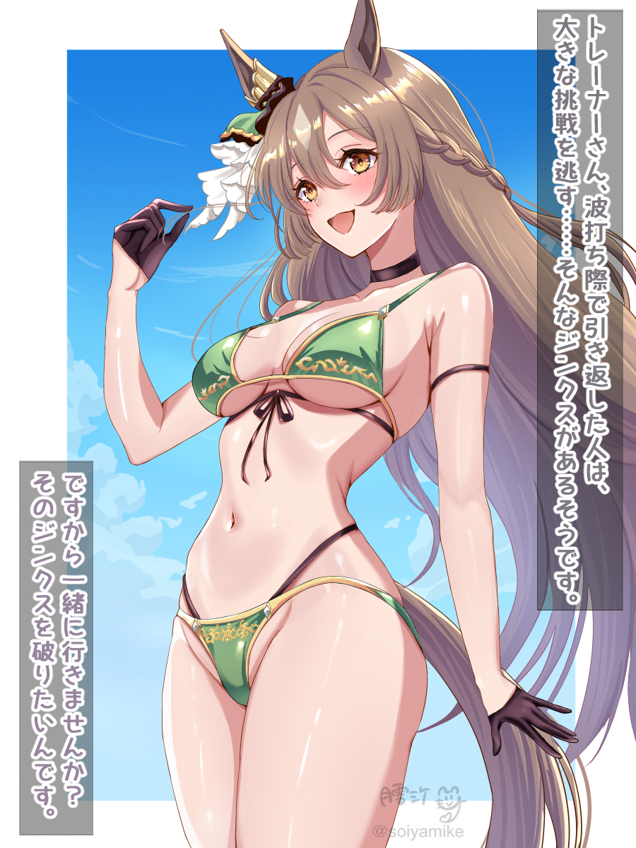 This is a pixiv picture whose title is (おまけ)サトノダイヤモンドづくし（修正版）.