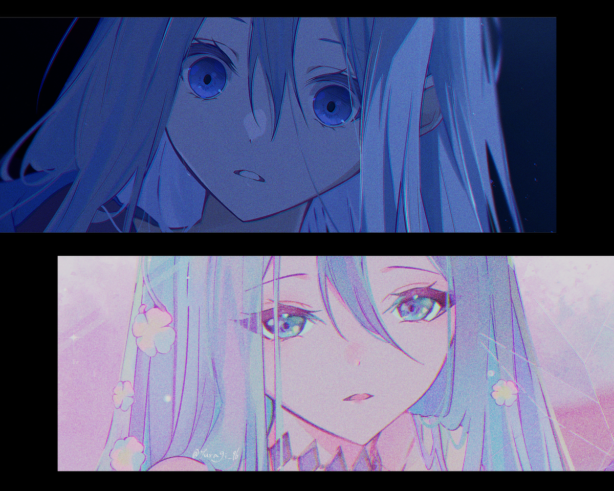 This is a pixiv picture whose title is 覚めない幻想をノックして.