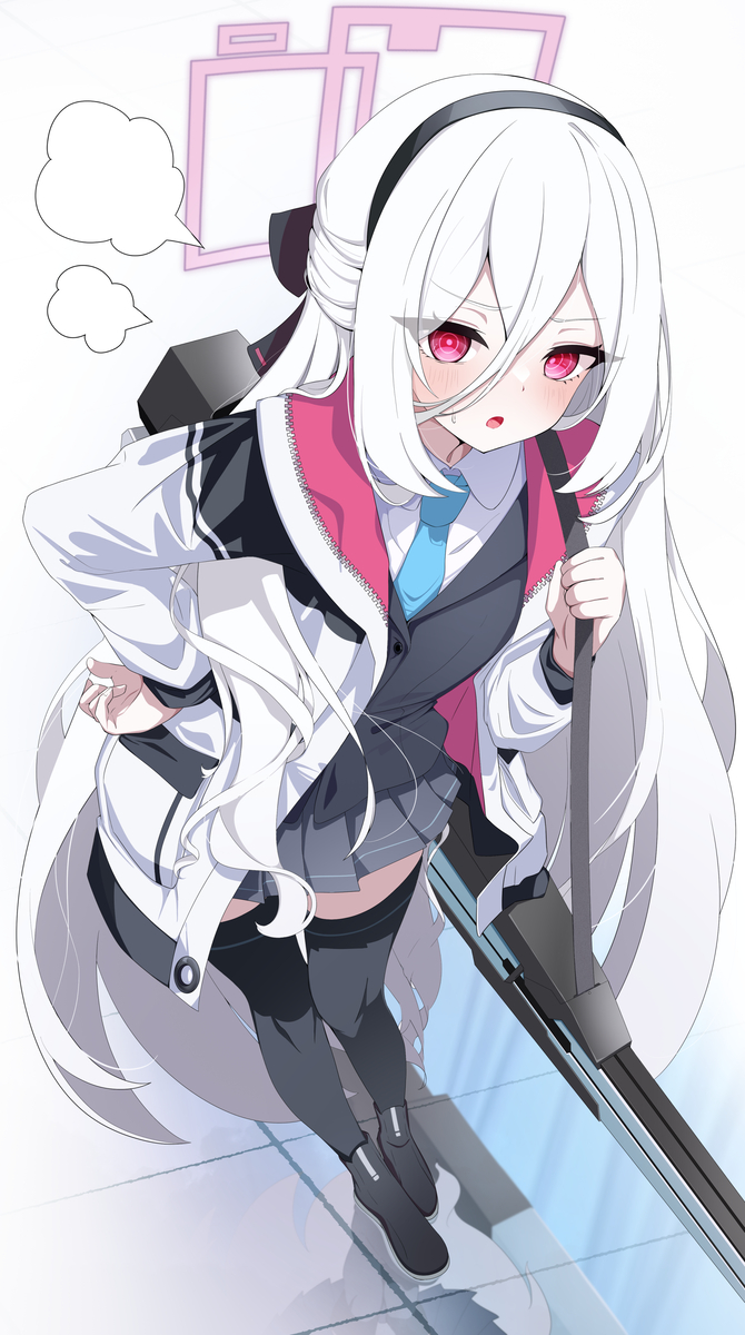 This is a pixiv picture whose title is なんでジロジロ見てくるんですか！.