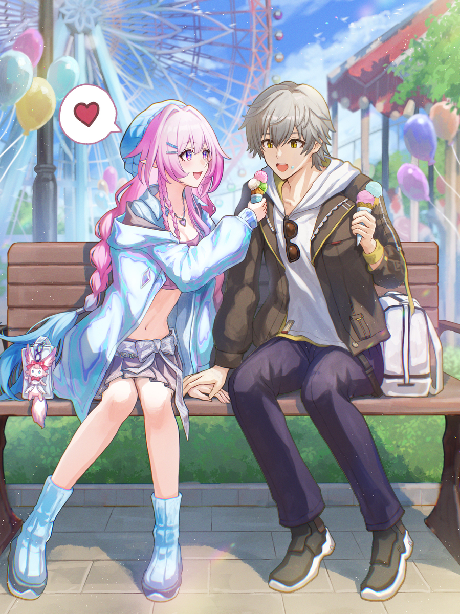 This is a pixiv picture whose title is あーん.