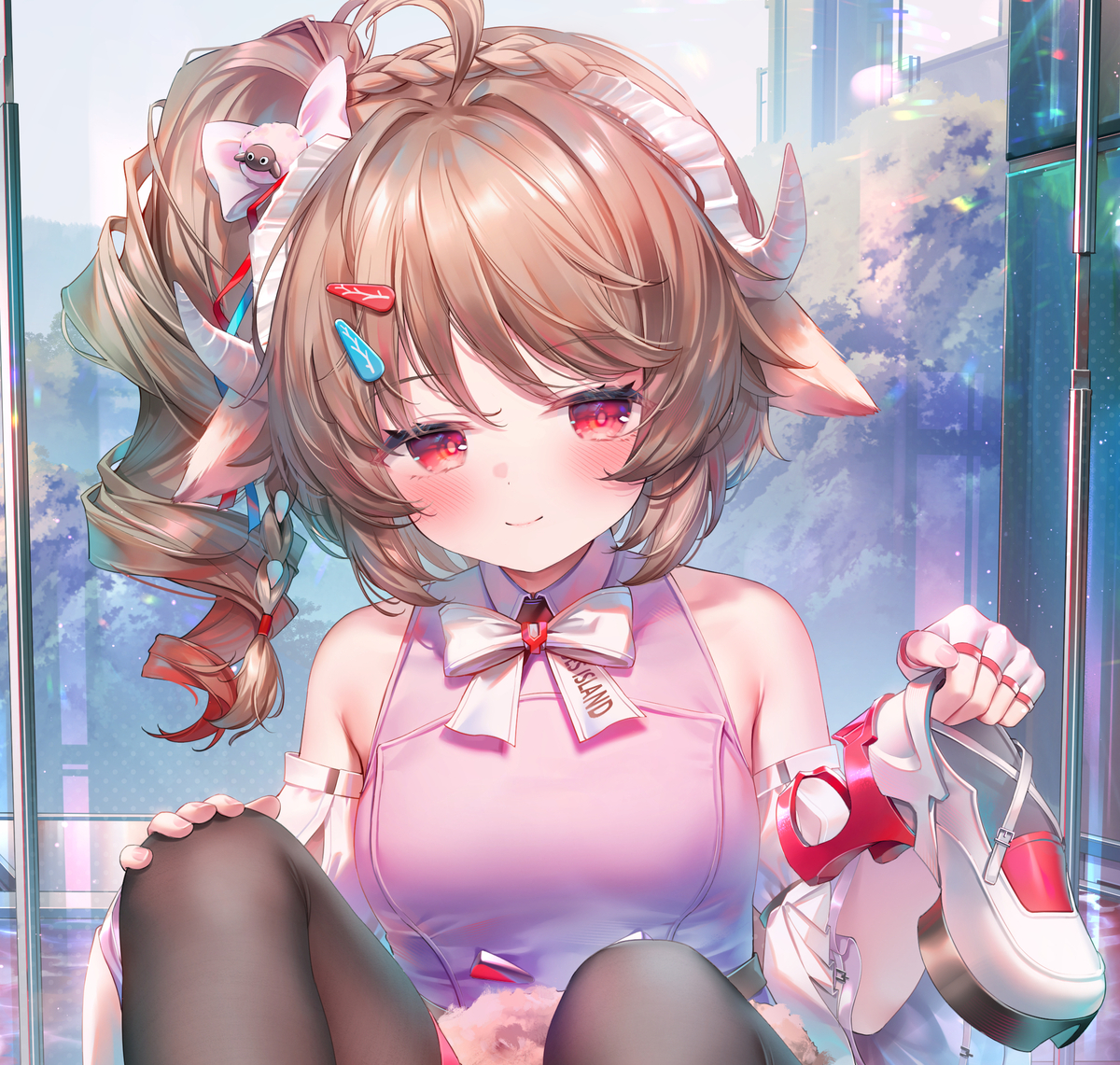 This is a pixiv picture whose title is 每个月的白丝/黑丝（2026.1）.