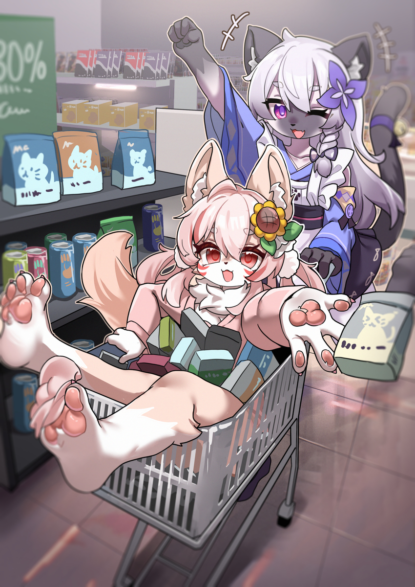 This is a pixiv picture whose title is 委托绘.