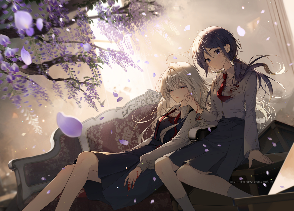 This is a pixiv picture whose title is 貴方と出会った場所.