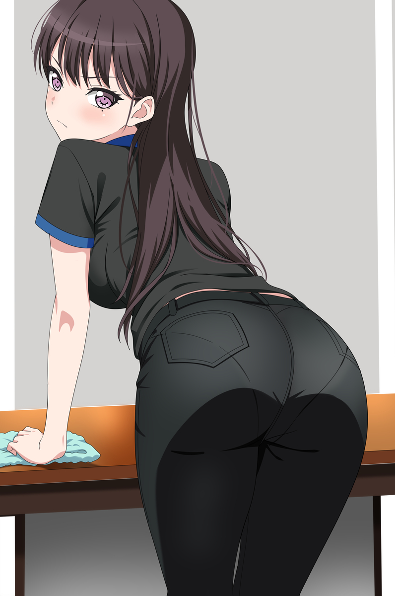 This is a pixiv picture whose title is "What Are You Looking at?".