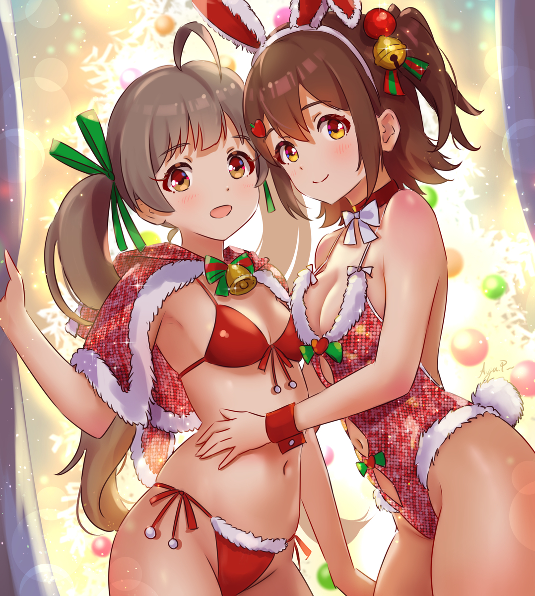 This is a pixiv picture whose title is 🎄 𝑀𝑒𝑟𝑟𝑦 𝐶ℎ𝑟𝑖𝑠𝑡𝑚𝑎𝑠 ₊*◞🦌2025　再アップ.