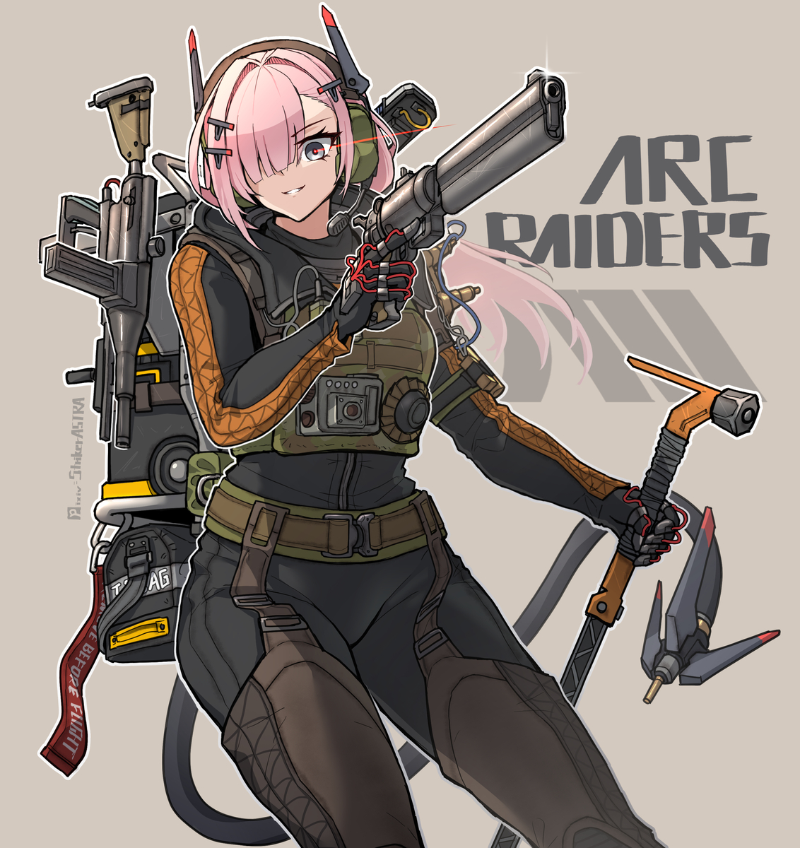 This is a pixiv picture whose title is RAIDER.