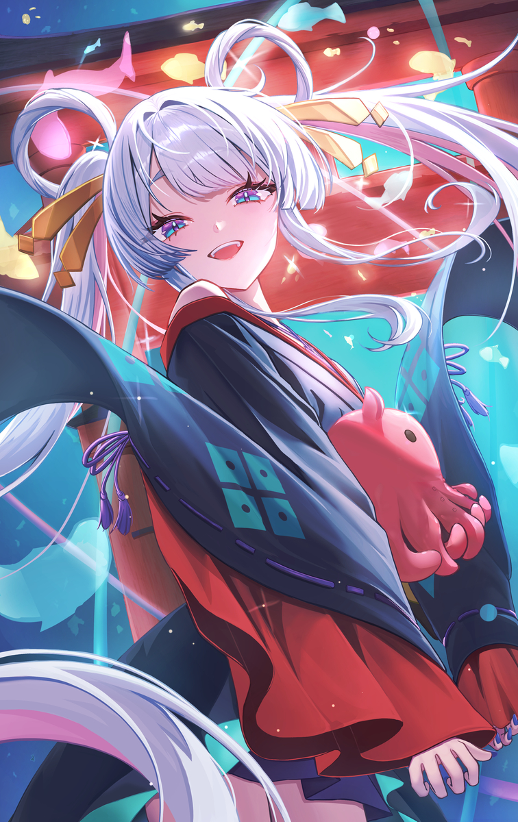 This is a pixiv picture whose title is 月見ヤチヨ.