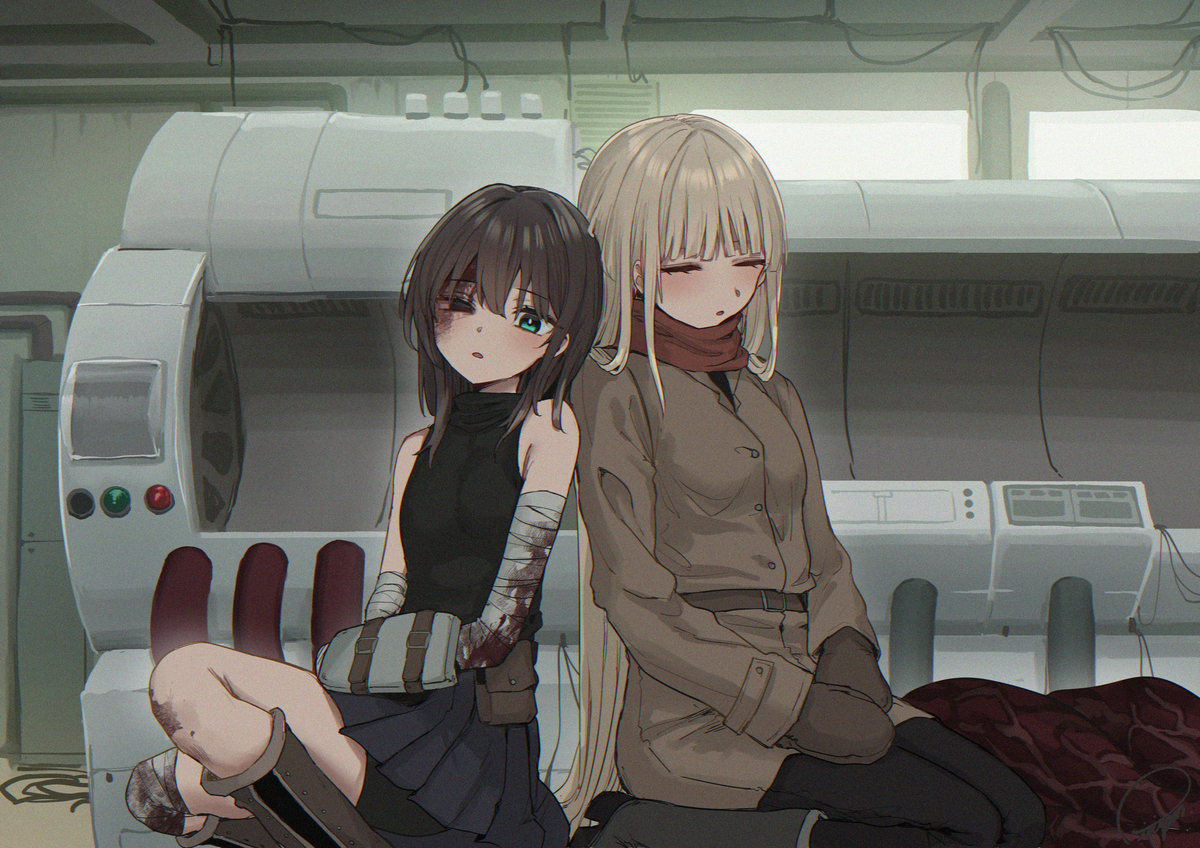 This is a pixiv picture whose title is 旧文明遺跡.