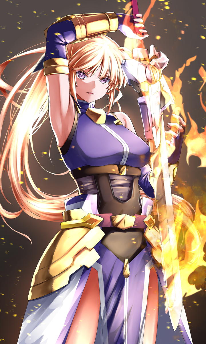 This is a pixiv picture whose title is シグナム.