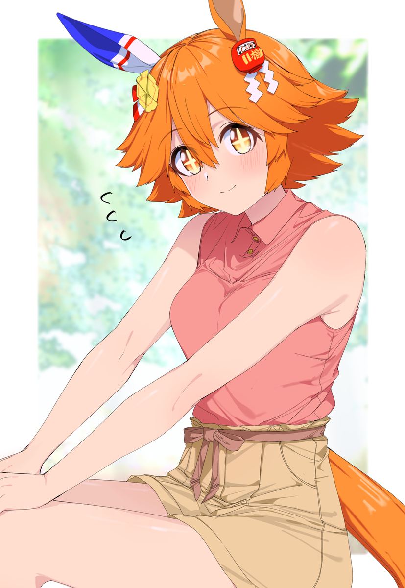 This is a pixiv picture whose title is ノースリーブの私服フクちゃん.