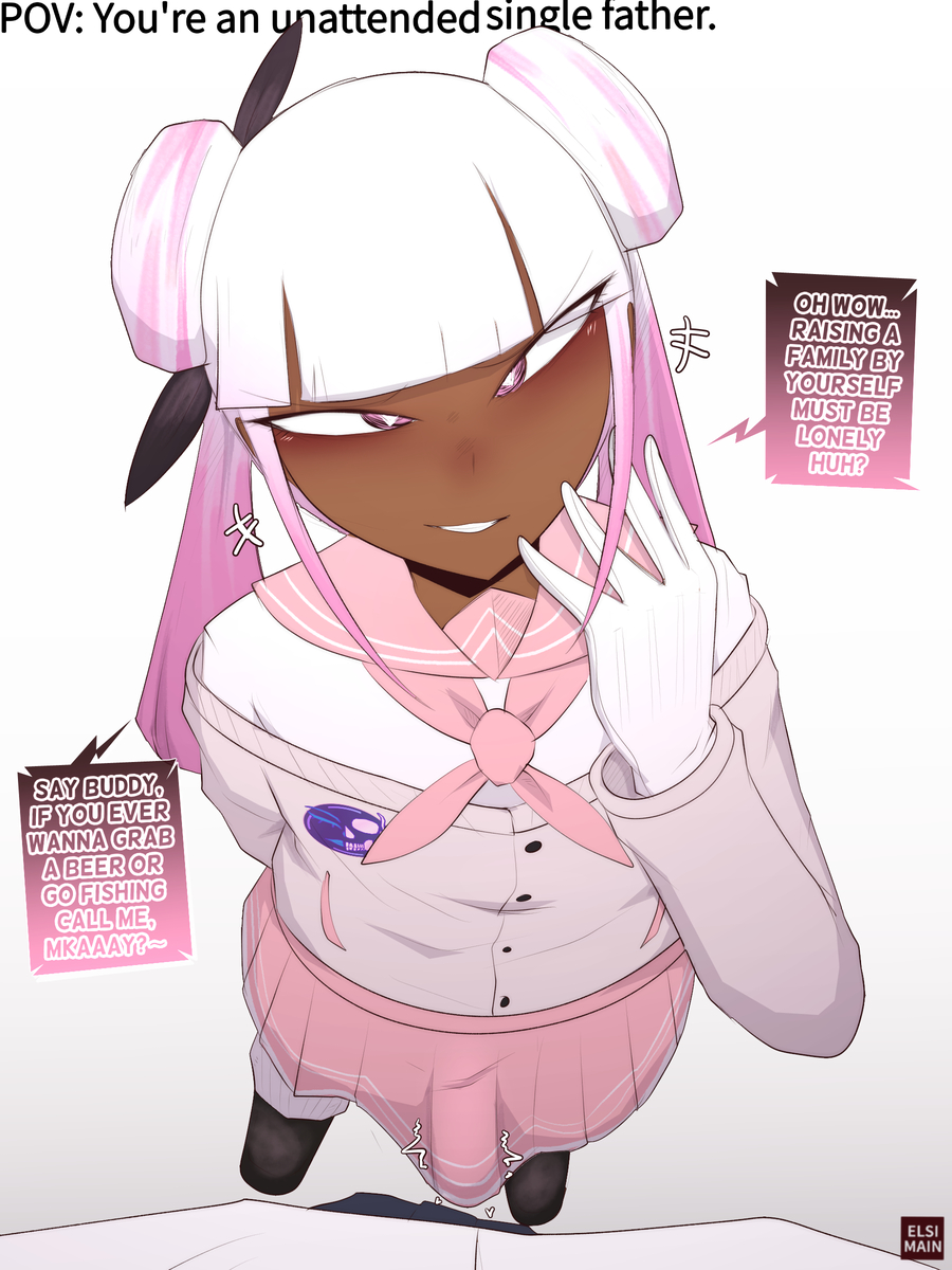 This is a pixiv picture whose title is 🚨unattended DILF spotted !! 🚨.