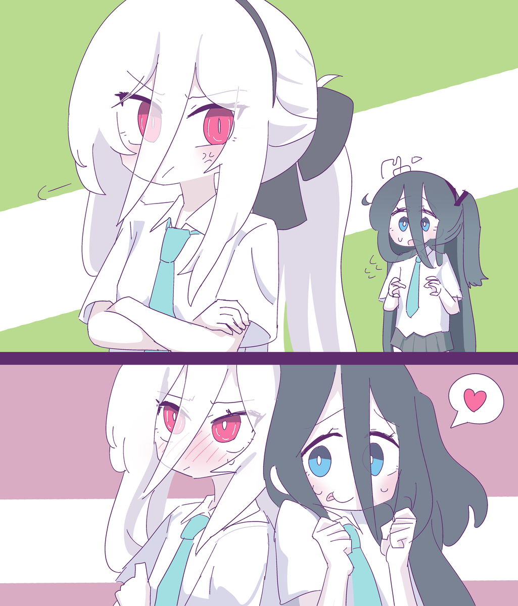 This is a pixiv picture whose title is 케이랑 아리스.