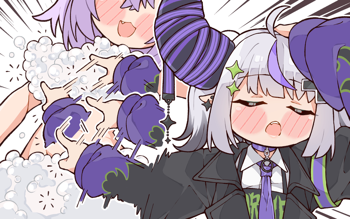 This is a pixiv picture whose title is 🫧.