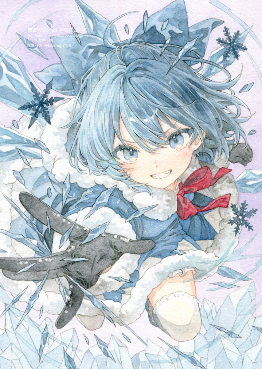 This is a pixiv picture whose title is 🧊.