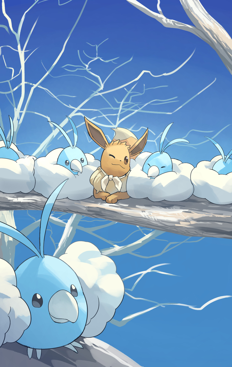 This is a pixiv picture whose title is みんなの停まり木.