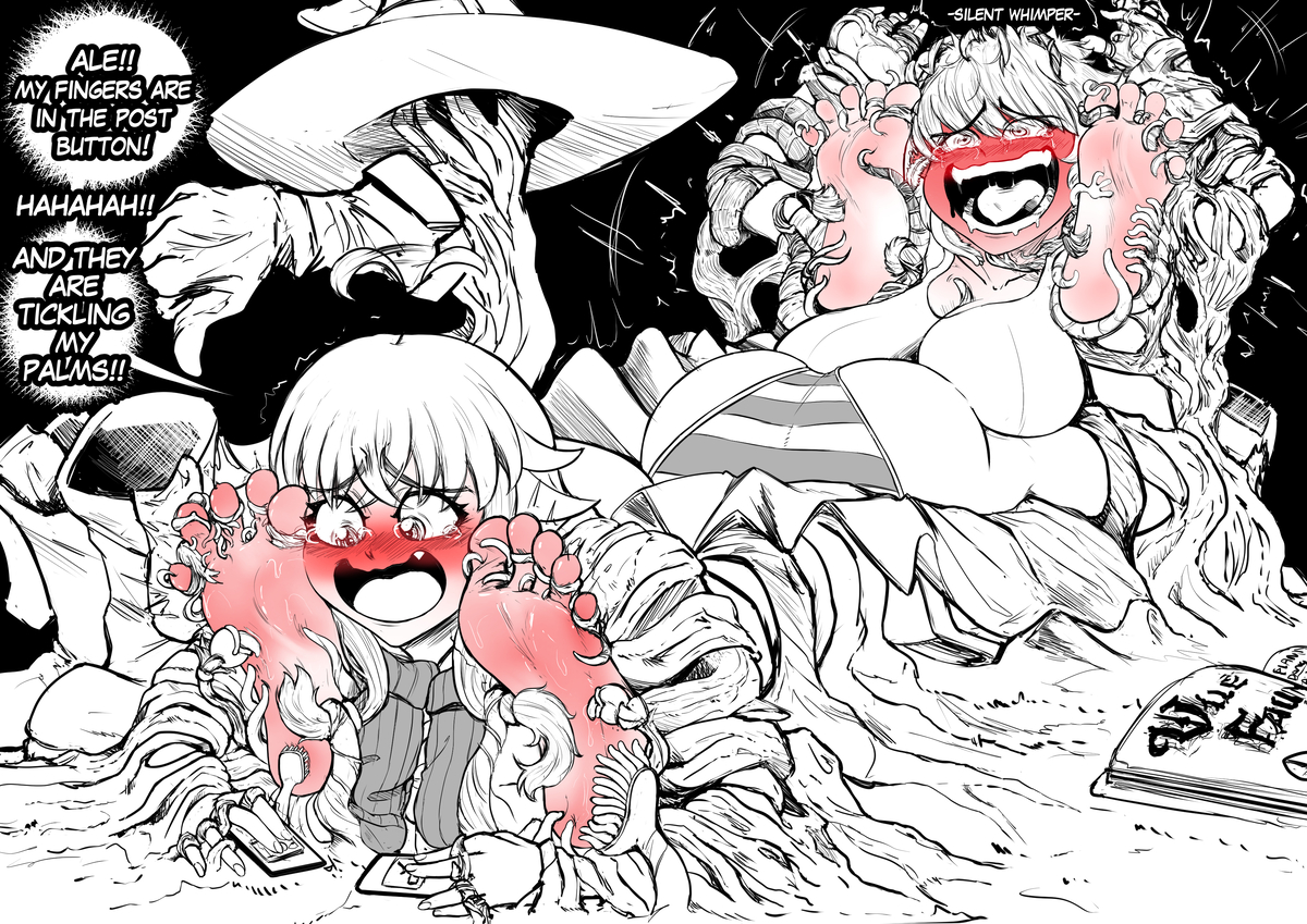 This is a pixiv picture whose title is Ale and Eria: Vile Flora.