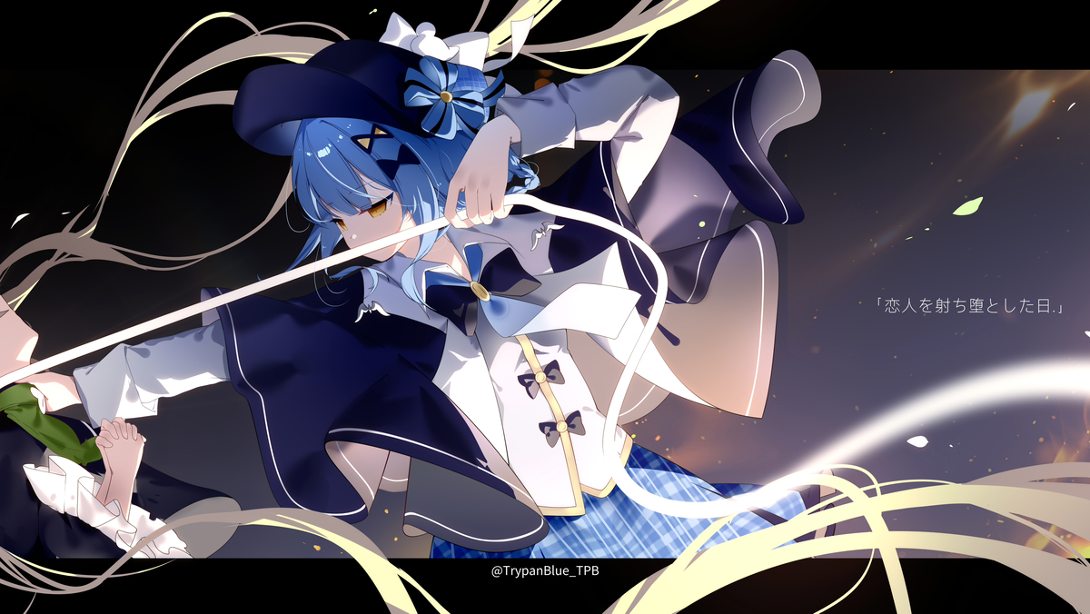 This is a pixiv picture whose title is 恋人を射ち堕とした日.