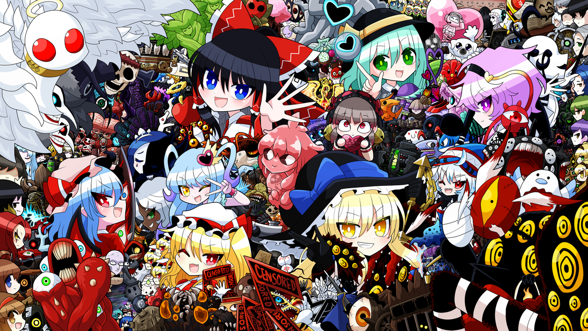 This is a pixiv picture whose title is ロボトミ実況エンドカード.