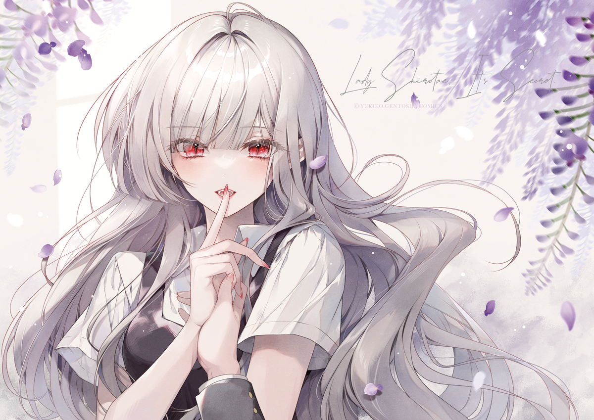 This is a pixiv picture whose title is 白妙様.