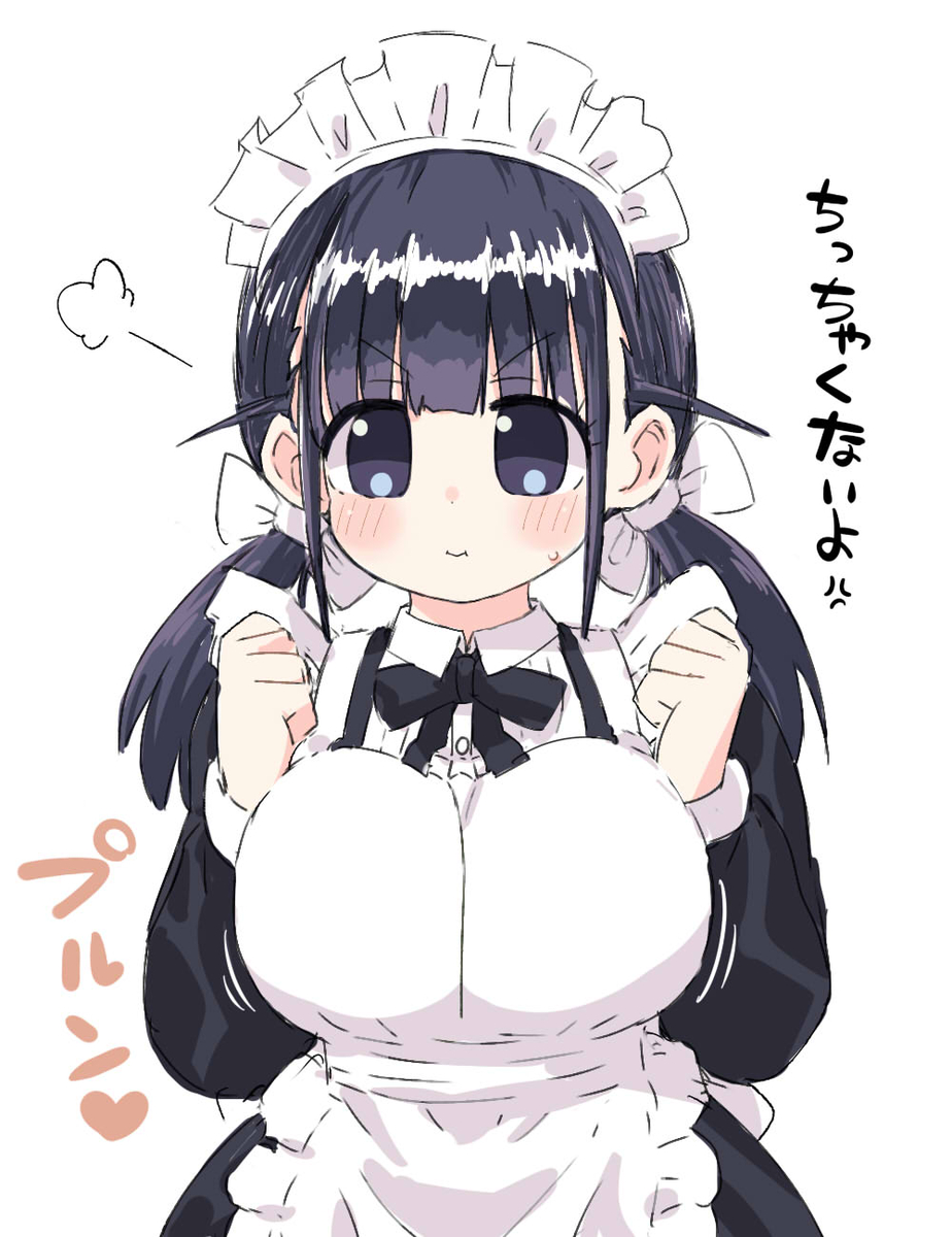 This is a pixiv picture whose title is ちっちゃくないメイドさん.