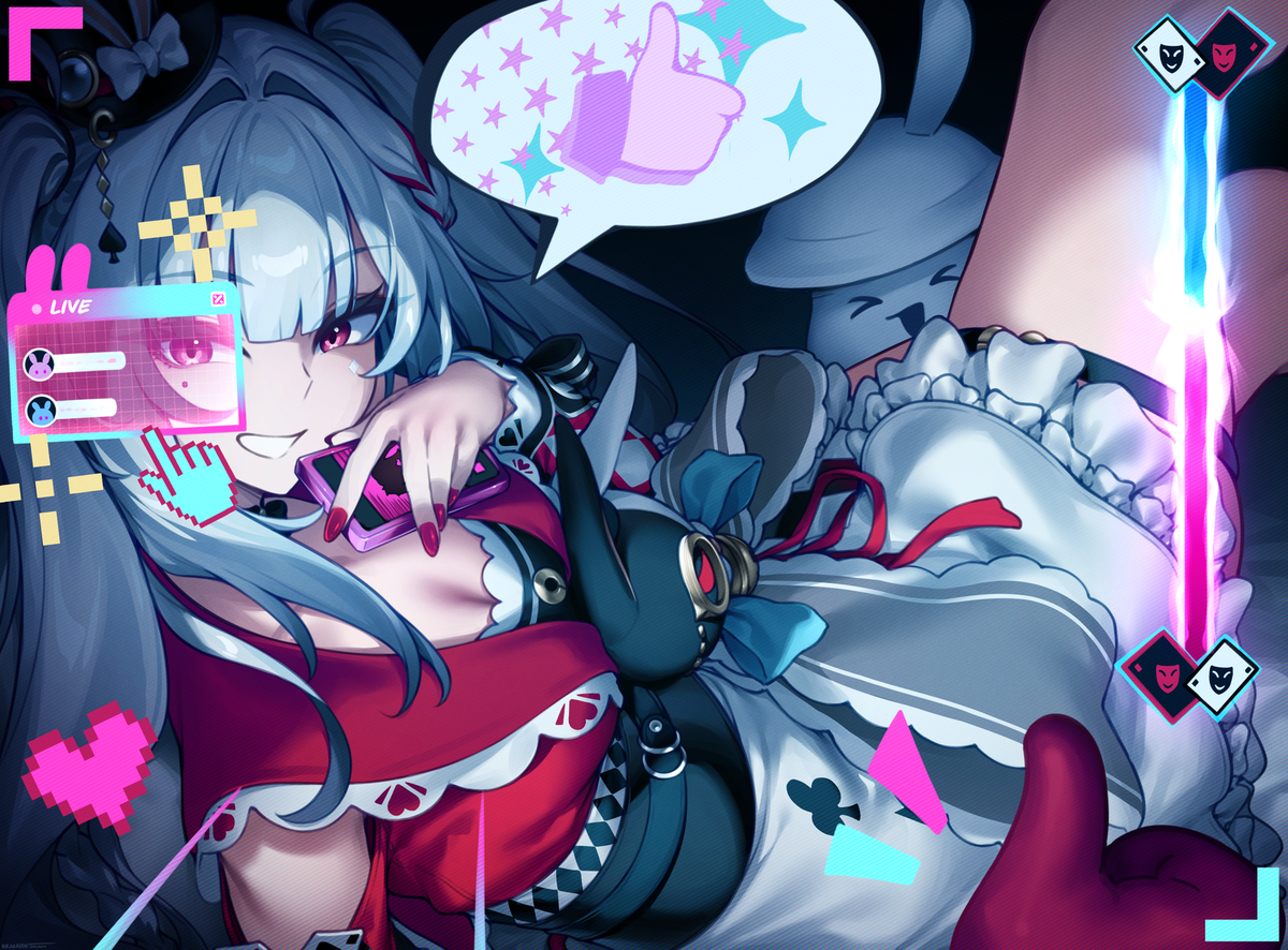 This is a pixiv picture whose title is 火花.