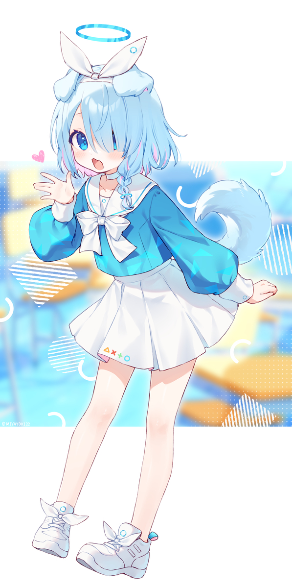 This is a pixiv picture whose title is わんこちゃんアロナ.