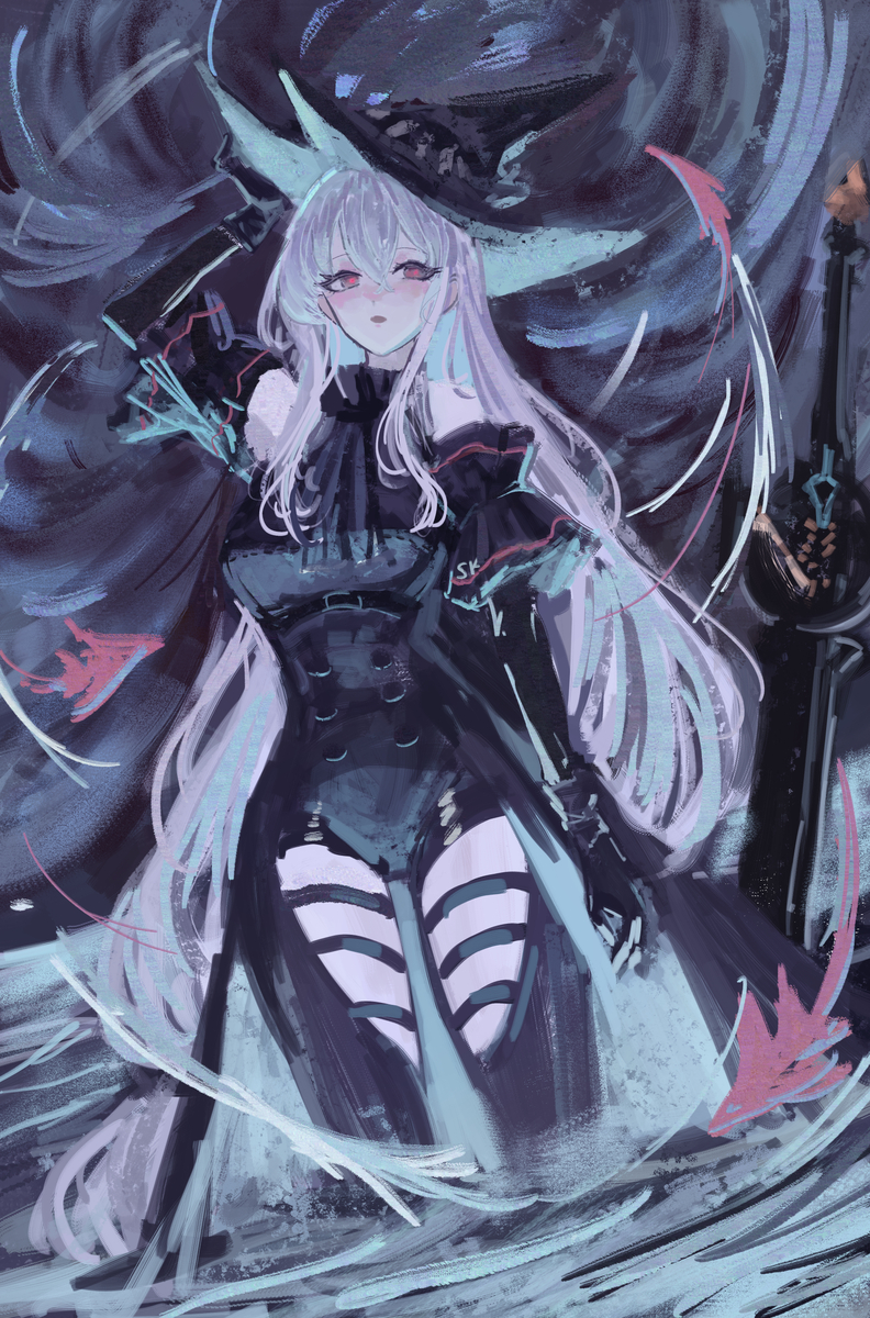 This is a pixiv picture whose title is ５　スカジ.