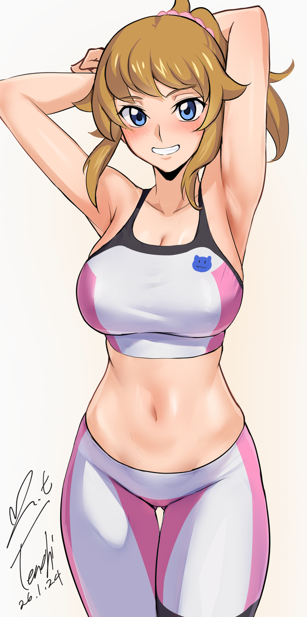 This is a pixiv picture whose title is ビルドファイターズトライ - ホシノ・フミナ.