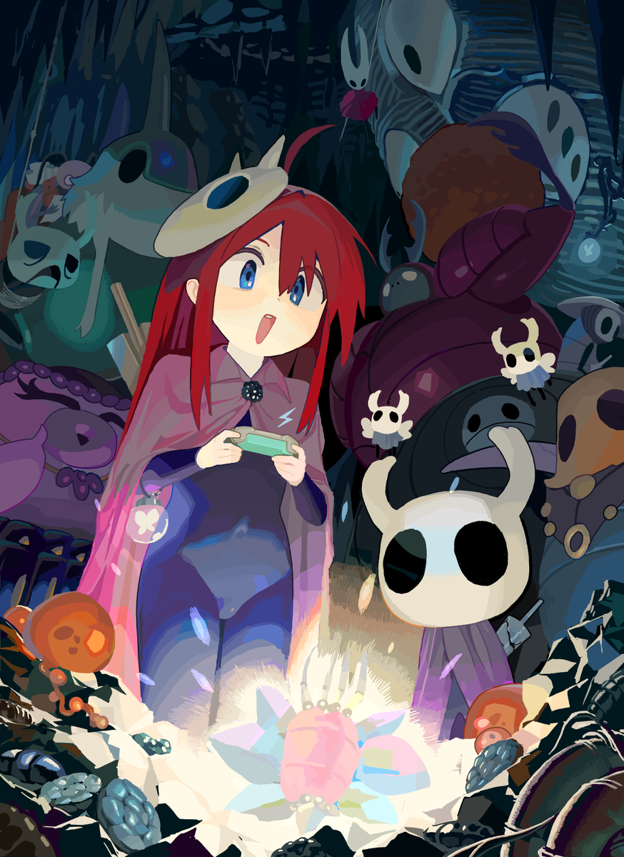 This is a pixiv picture whose title is Hipa-chan and Knight.