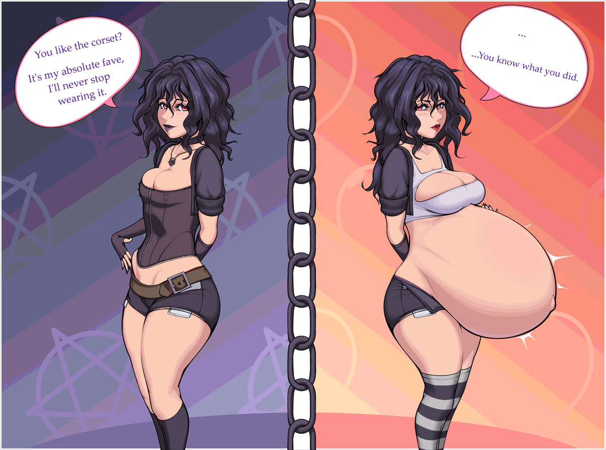 This is a pixiv picture whose title is Goth Gear Gone.