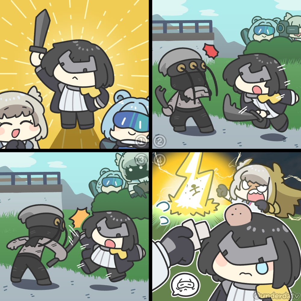 This is a pixiv picture whose title is 전장으로!.