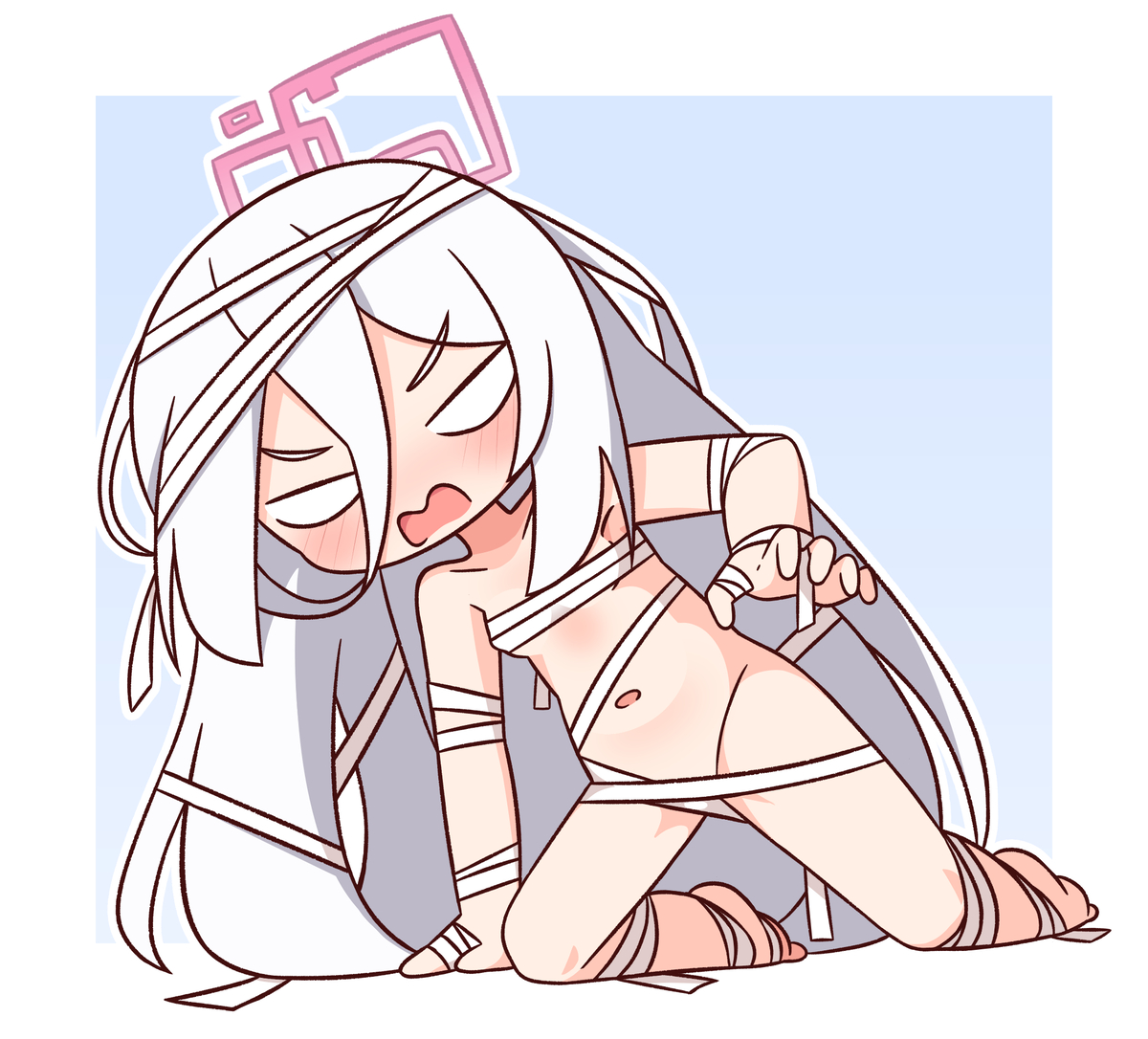 This is a pixiv picture whose title is ケイ(ミイラ).