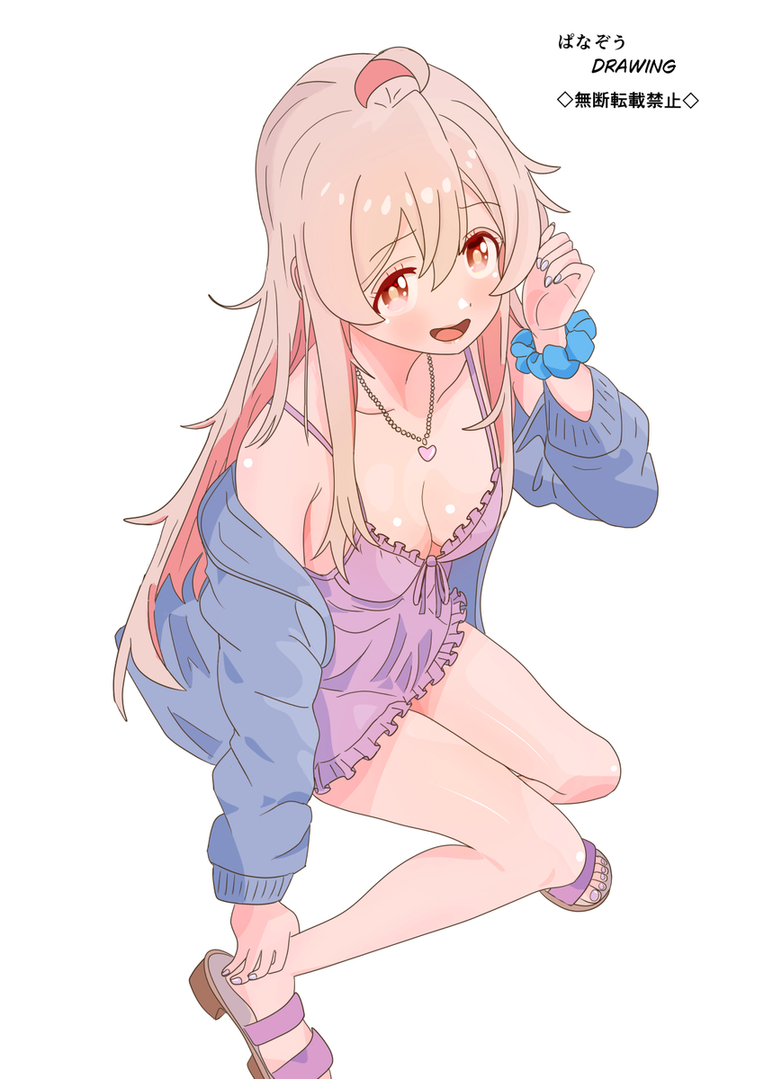 This is a pixiv picture whose title is すこしエチエチなまひろちゃん.