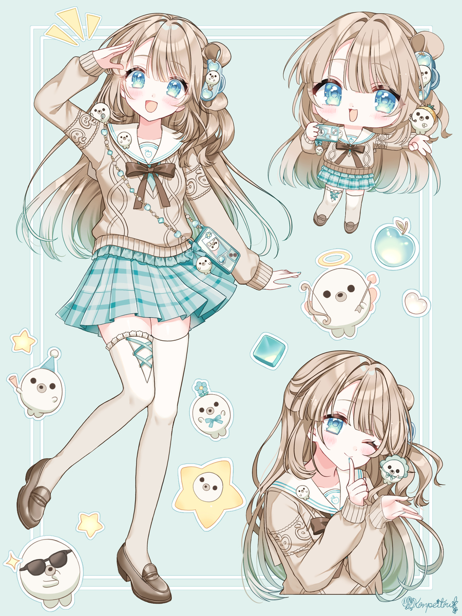 This is a pixiv picture whose title is ドキワク♡あざらしパニック！.