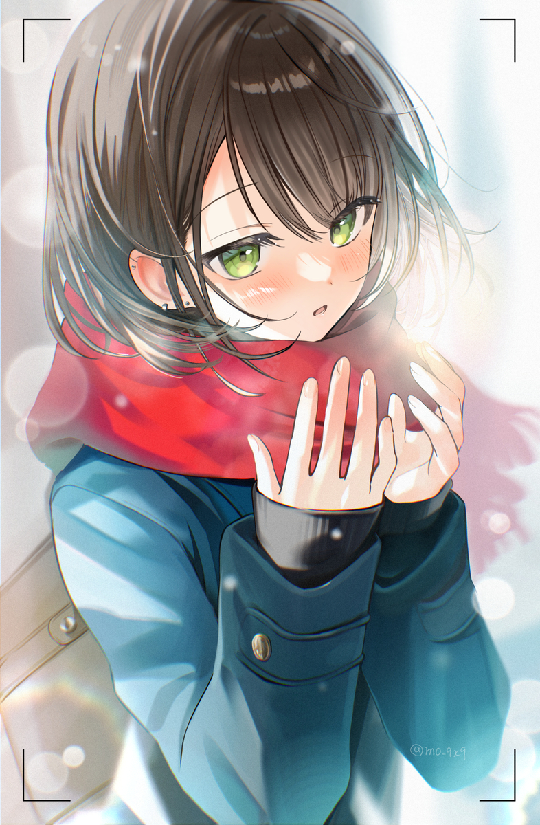 This is a pixiv picture whose title is （手袋、忘れた……。）.