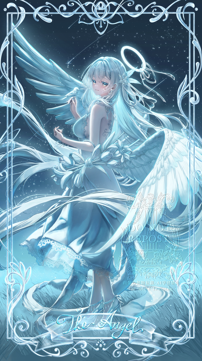 This is a pixiv picture whose title is The Angel.