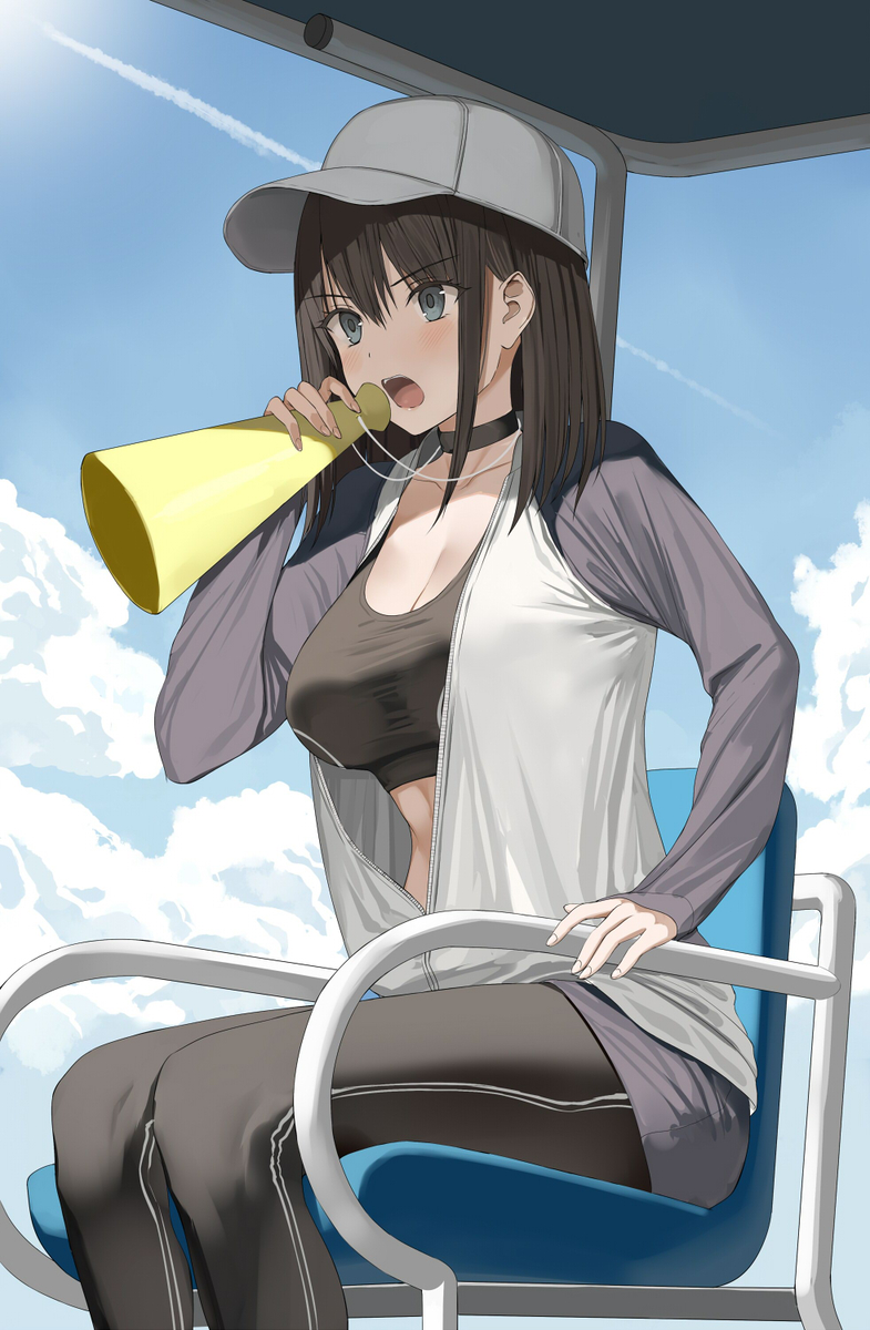 This is a pixiv picture whose title is どこにでもいるプール監視員.