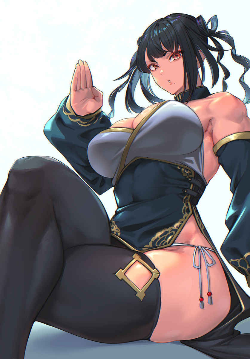 This is a pixiv picture whose title is チャイナ娘.