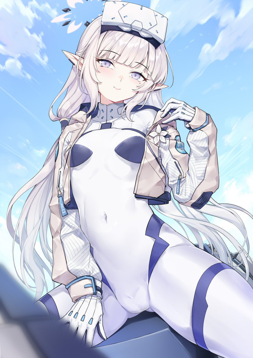 This is a pixiv picture whose title is 明星ヒマリ(臨戦).