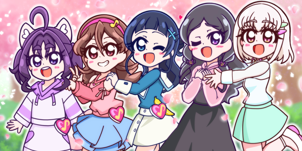 This is a pixiv picture whose title is ありがとう☆アイドルプリキュア♪.