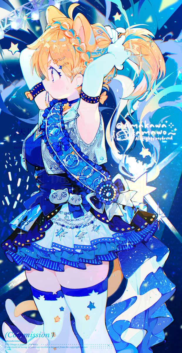 This is a pixiv picture whose title is commission💫.